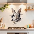 thumbnail image 5 of Easter Bunny Wall Stickers, Self Adhesive Decals for Bedroom Living Room Dining Room, Removable PVC Wall Decor for Glass Window Tile and Mirror(N8), 5 of 8