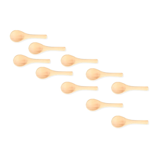 Billuyoard 10 Piezas Mini Cucharas Utensilios Niños Comedor Herramientas Bar Gadgets Condimentos de cocina Condimento Aceite Café Azúcar Type4 NO4