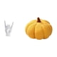 thumbnail image 1 of Cojín decorativo de calabaza con forma de gesto de roca, ideal para sofá, dormitorio, restaurante o como decoración de Halloween., 1 of 8