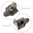 thumbnail image 3 of Phenofice 2Pcs Vintage Sliding Front Door Entry Handle Knobs Iron Alloy Golden Rustic Style for Home, 3 of 6