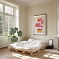 thumbnail image 4 of Potted Purple Plant - Illustration Botanical Geometric Modern Art Minimalist Abstract Mid-Century Modern Tropical Black Framed Wall Art Print 24 x 36 inches, 4 of 7