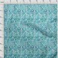 thumbnail image 4 of oneOone Viscose Chiffon Turquoise Blue Fabric Batik Fabric For Sewing Printed Craft Fabric By The Yard 42 Inch Wide-MX, 4 of 6