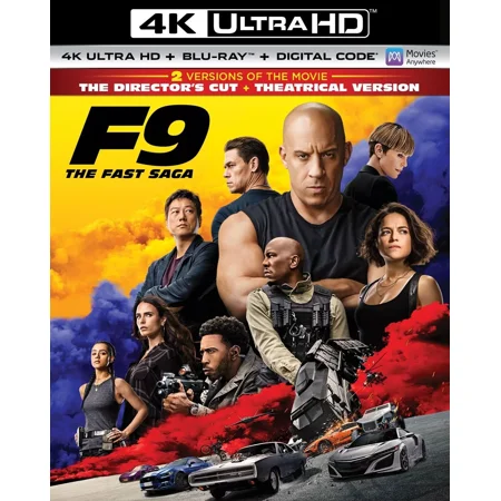 F9 The Fast Saga 4K UHD Vin Diesel NEW