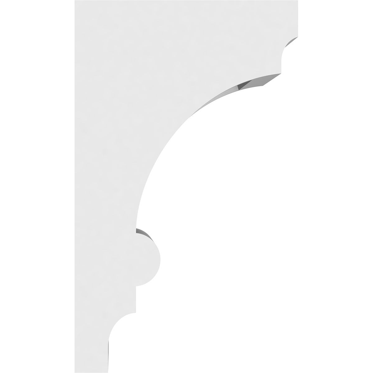 5"W x 6"D x 10"H Standard Diane Architectural Grade PVC Corbel