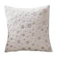 thumbnail image 2 of ZDWQFA 2Pcs 18 x 18inch Snowflake Pattern Pillow Christmas Pillow Cases Cushion Cover Winter Holiday Home Decor for Sofa, Car, Bed, 2 of 7