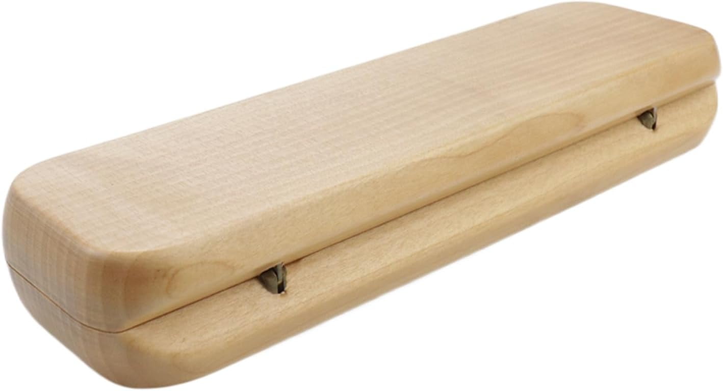 ABPETE 2 Pcs Wooden Pen Gift Boxes Empty Ballpoint Pen Gift Box Pencil Boxes Pencil Present Empty Case Collection Set for Business Birthday Office Supplies