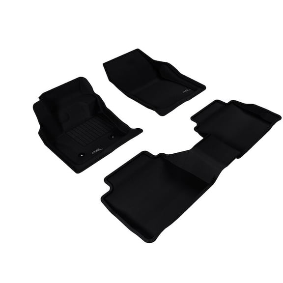 Front and Rear Floor Mat Set - Compatible with 2013 - 2016 Ford Fusion 2014 2015