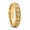 Gold 1, variant on 14K Gold Plated Men's Ring, Vintage Milgrain Band with Sparking Cubic Zirconia, Minimalist Luxury Wedding,Size#10