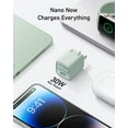 thumbnail image 5 of Anker USB C GaN Charger 30W Adapter Nano 3 PIQ 3.0 Fast Charging Foldable ,Natural Green, 5 of 6
