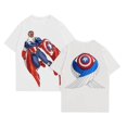 thumbnail image 4 of Marvel Legends Captain America T-Shirt à Manches Courtes pour Hommes Col Rond en Coton Respirant Style Livre Comic, Tenue Décontractée, T-Shirt Graphique Prêt pour Comic-Con, Adulte : m, 4 of 4
