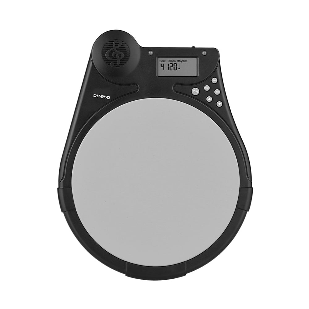 Cherub Mute Drum Tutor Digital Drum Practice Pads Portable with 9 Preset Drum Styles 4 Training Modes Metronome Function LCD Display Adjustable Rhythm Beat Tempo DP-950