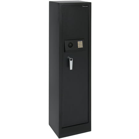 Best Choice Products Steel Programmable Electronic Storage Safe for Firearms, Valuables, Documents w/ Digital Keypad, Keys, 5-Rifle Storage Rack, Padded Interior, Sleeve Anchors - (Best Prices On Firearms)