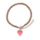 thumbnail image 1 of Pulsera para Mujer con Dije de Corazón LuckyLy, Brazalete de Acero Inoxidable, Modelo Ada rosa UNITALLA, 1 of 7