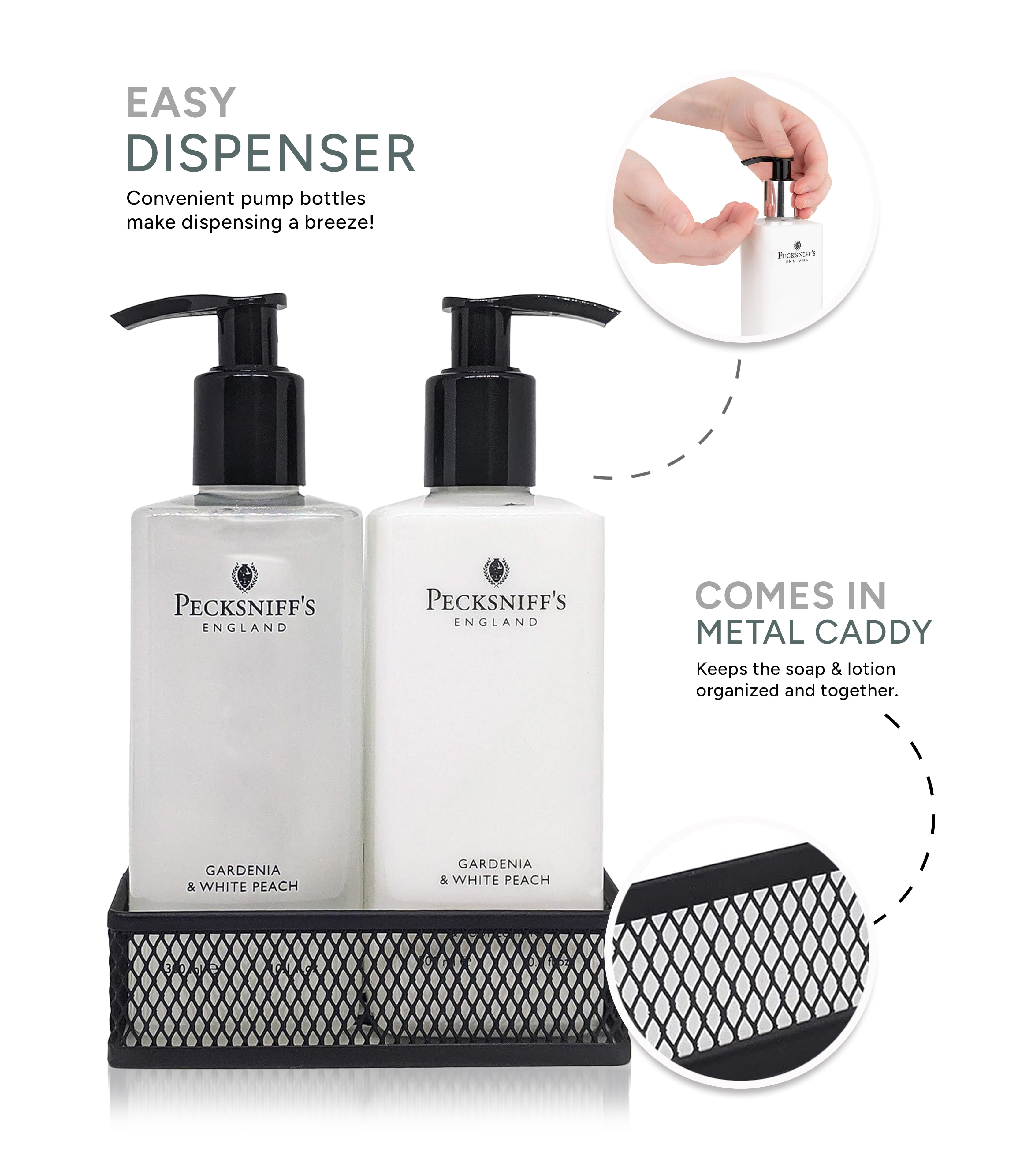 Pecksniffs Gardenia & White Peach Moisturizing Hand Wash and