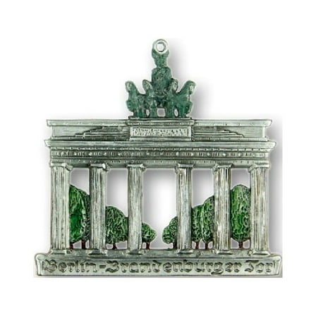 Brandenburg Gate Berlin Germany German Pewter Christmas Ornament Decoration New