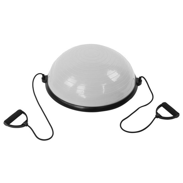Half Balance Ball Trainer, Half Yoga Exercise Ball with Resistance Bands, Anti Slip Balance Half Ball Trainer Yoga Training Ball, Balance Trainer for Stability Training, Strength