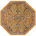 thumbnail image 2 of Rugs.com Lola Collection Rug – 4 Ft Octagon Yellow Medium Rug Perfect For Living Rooms, Kitchens, Entryways, 2 of 9