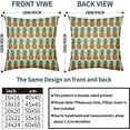 thumbnail image 4 of Pineapple Pillow Covers 16x16 Set of 2 Summer Fruits Pattern Print Decorative Throw Pillows Outdoor Farmhouse Pillowcases Linen Cushion Case Decor for Home Sofa Couch Bed, 4 of 6