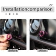 thumbnail image 6 of TINKI 3 Pcs Car Rear View Mirror Adjustment and Volume Knob Cover Trim for Toyota Tacoma  2016 2017 2018 2019, 6 of 14