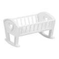 thumbnail image 5 of Doll House Mini Furniture Bedroom Crib Dolls Toys White, 5 of 8