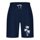 thumbnail image 4 of Mens Casual Shorts Lace-Up Elástico Cintura Bolsillo Ejercicio Fitness Hogar Pantalones de Media Longitud para Diario, 4 of 4