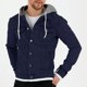thumbnail image 4 of WILLBEST Sudaderas De Hombre para Hombre, Moda De Otoño e Invierno, Informal, De Color Sólido, A Prueba De Viento, Deportivas, De Manga Larga Mediana​​, 4 of 4