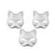thumbnail image 1 of Máscara de gato de pulpa de embrión blanco, semi disfraz de fiesta de anime de juego de rol blanco, máscara de bricolaje, 1 of 5