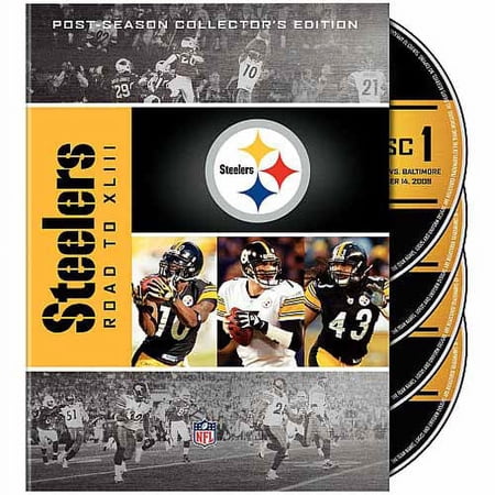 Pittsburgh Steelers Road to Super Bowl XLIII Collector's Edition 4-Disc DVD Set
