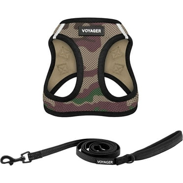 Voyager Stepin Air All Weather Mesh Harness and Reflective Dog 5 ft