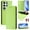 Green, variant on Allytechgroup Wallet Case for Samsung Galaxy S24 Ultra, Compatible with MagSafe RFID Blocking PU Leather Shell with Credit Card Slot Shockproof Protective Back Cover for Galaxy S24 Ultra, Purple