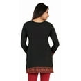 thumbnail image 2 of Maple Clothing Indian Short Kurtis Top Tunic Women's (Black, 5XL), 2 of 6