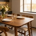 thumbnail image 4 of Comedor moderno de madera rectangular para 4 personas, 4 of 6