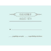 Flourishing Fleur de Lis Standard RSVP