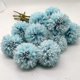 thumbnail image 5 of Ramo de hortensias con 12 flores artificiales de crisantemo en forma de bola y tallos de seda., 5 of 5
