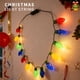 thumbnail image 4 of Adornos navideños, cadena de luces LED grandes de Navidad, 13 luces, collar de cuero luminoso, suministros festivos para usar, collar de fiesta, luces de plástico, collar de cadena de luces., 4 of 9