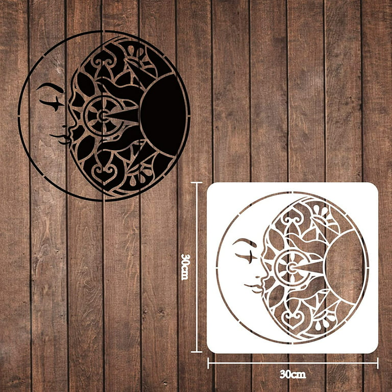 Tree Stencils Template Plastic Tree Branches Drawing Painting Stencils  Square Reusable Stencils for Painting on Wood Floor Wall and Tile 