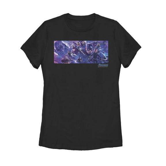 Women's Marvel Avengers: Endgame Epic Poster  Graphic Tee Black Medium