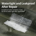thumbnail image 3 of TPU Waterproof Repair Patches for Tents and Inflatables, Clear Self-Adhesive Patch Kit for Rain Gear, Air Mattresses, and Bags, 4" x 4" Square, 20-Pack, 3 of 10