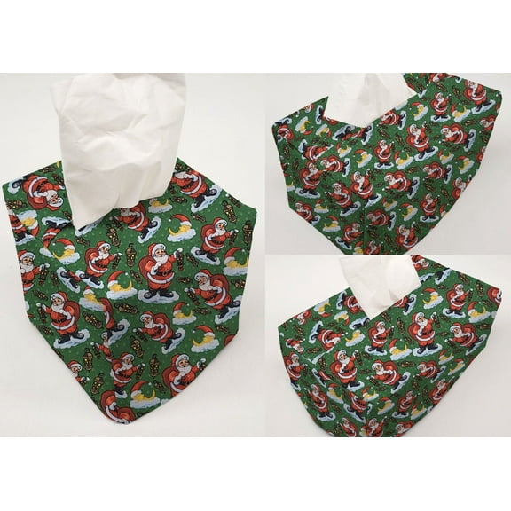 Christmas Tissue Box Cover by Penny's Needful Things (Cube) (Santa)