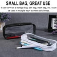 thumbnail image 6 of UttpKLBx Stationery Pen Bag Aesthetic Pencil Cases Large Pencil Case Large Zipper Pencil Pouch, School Pencil Bag (Black), 6 of 7