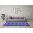 thumbnail image 3 of Ahgly Company Indoor Rectangle Southwestern Blue Country Area Rugs, 5' x 7', 3 of 4