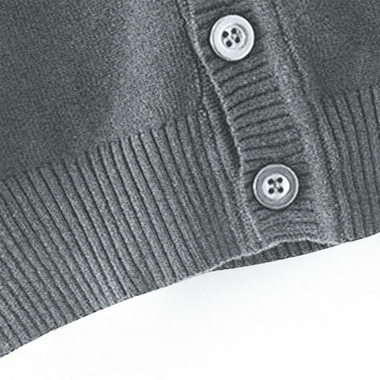 NAISIBABY Boys Girls Cardigan Sweater, Buttons Long Sleeve V Neck