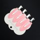 thumbnail image 5 of Pinzas de cabello versátiles para peinados sin marcas, diseño de hojas y mariposas, ideal para flequillos y estilos laterales, color rosa, incluye 4 piezas duraderas., 5 of 6
