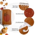 thumbnail image 6 of Shower Curtains for Bathroom-36"x72",Thanksgiving Terracotta Pumpkins Waterproof Bath Curtain Grommet Shower Curtain Set with Hooks, 6 of 9