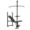 thumbnail image 1 of Banco de Ejercicio Fitness Altera BULLSET Multipocisiones para Pesas C/ Respaldo Ajustable Mas Polea Color Negro, 1 of 9