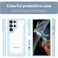 thumbnail image 2 of Case for Galaxy S24 Ultra,Transparent TPU+PC Acrylic Protective Military Grade  Heavy Duty Protection Phone Case for Samsung Galaxy S24 Ultra 5G,6.8 inch 2024 (Blue), 2 of 16