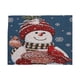 thumbnail image 1 of Manteles individuales de Navidad de muñeco de nieve, manteles individuales de Navidad, decoración de comedor, manteles de mesa de Navidad resistentes al calor, manteles individuales lavables Eccomum  Manteles individuales, 1 of 7