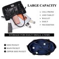 thumbnail image 6 of Lee Large Tote Bag for Women Vegan Leather Hobo Handbag Shoulder Purse With Zipper, Black, 6 of 8