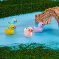 thumbnail image 4 of 50 Pieces Decoration Ducks 5 Colors Miniature Ducks Little Duck Ornament Mini Duck Figures DIY Dollhouse Decoration Colo, 4 of 4