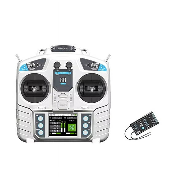 TOP! RC Transmitter with MC8RE-V2 Receiver Radio System for Aircraft Fixed-Wing Helicopter Uav Car Boat Right Hand